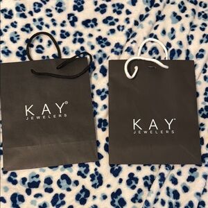 KAY Jewelers Black Gift Bags